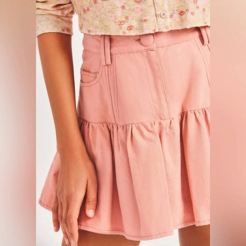 Loveshackfancy Dock Mini Skirt sz 6 - Picture 2 of 9